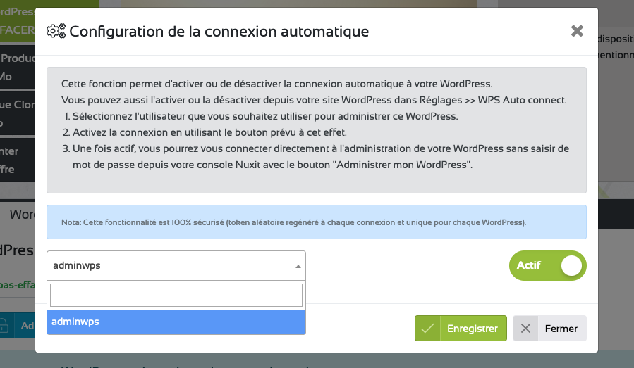 hébergement wordpress console 10